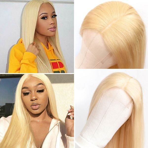 russian blonde colored lace front wig straight virgin 1b 613 ombre human hair preplucked wigs for women, Black;brown
russian blonde colored lace front wig straight virgin 1b 613 ombre human hair preplucked wigs for women, Black;brown