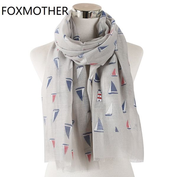 foxmother new foulard femme grey pink sailing boat print scarves for women shawl wrap bufanda mujer, Blue;gray
foxmother new foulard femme grey pink sailing boat print scarves for women shawl wrap bufanda mujer, Blue;gray
