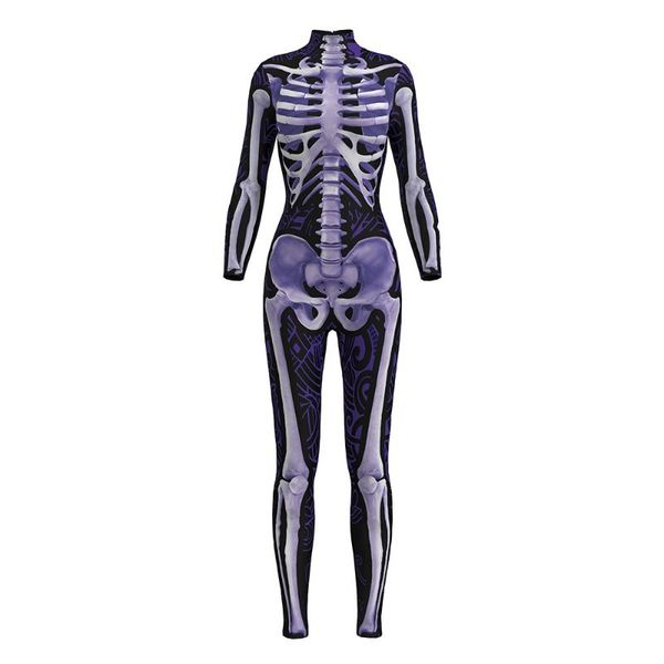 new women halloween bodycon jumpsuit gold black floral skeleton jumpsuits long sleeve s to xl 2 patterns, Black;white
new women halloween bodycon jumpsuit gold black floral skeleton jumpsuits long sleeve s to xl 2 patterns, Black;white