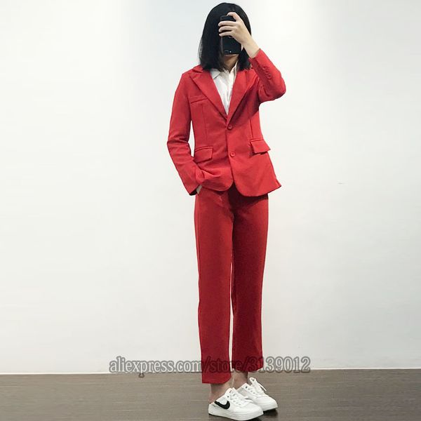 red ladies suits office blazer set garnitur damski traje mujer costume tailleur femme pantalon et veste elegant pant suits women
red ladies suits office blazer set garnitur damski traje mujer costume tailleur femme pantalon et veste elegant pant suits women