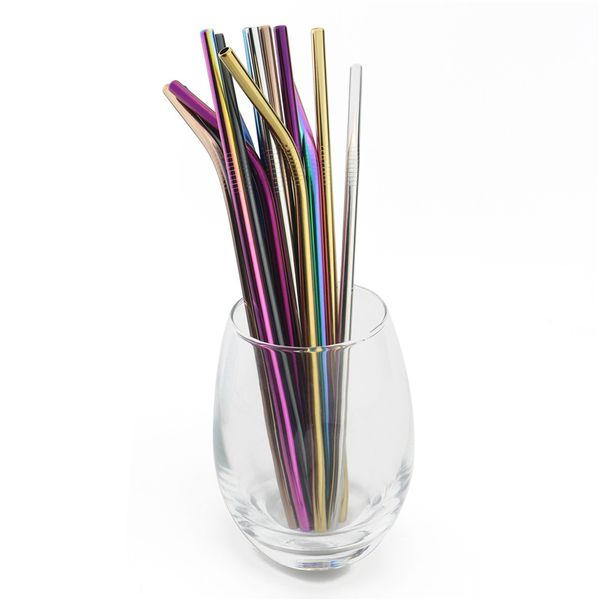 durable stainless steel straight bent drinking straw curve metal straws bar family kitchen for beer fruit juice drink party accessory
durable stainless steel straight bent drinking straw curve metal straws bar family kitchen for beer fruit juice drink party accessory