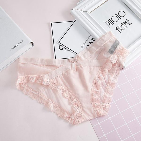 summer new underwear ladies mesh yarn seamless cross belt breathable lace briefs, Black;pink
summer new underwear ladies mesh yarn seamless cross belt breathable lace briefs, Black;pink