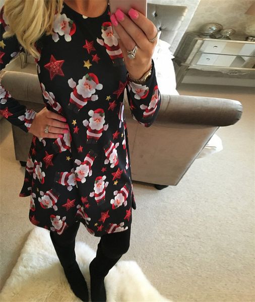christmas tree 2020 dress women long sleeve sweet dress casual loose plus size dress ladies christmas large size 5xl, Black;gray
christmas tree 2020 dress women long sleeve sweet dress casual loose plus size dress ladies christmas large size 5xl, Black;gray