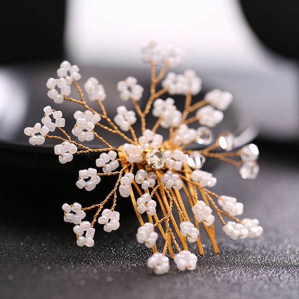 women flower leaf rhinestones pearl handmade hair comb bridal crystal headpiece bridesmaids wedding hair jewelry accessories jl, Golden;silver
women flower leaf rhinestones pearl handmade hair comb bridal crystal headpiece bridesmaids wedding hair jewelry accessories jl, Golden;silver