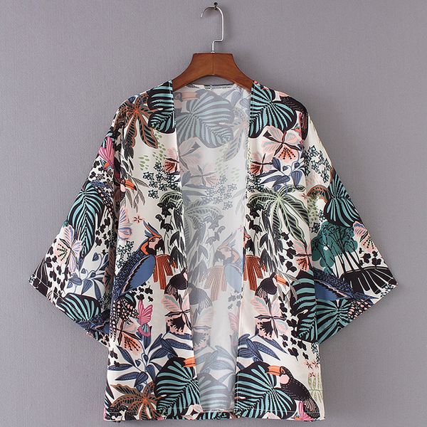 fashion women chiffon kimono cardigan harajuku printed open front holiday loose casual thin blouse beachwear cover ups 2020, White
fashion women chiffon kimono cardigan harajuku printed open front holiday loose casual thin blouse beachwear cover ups 2020, White