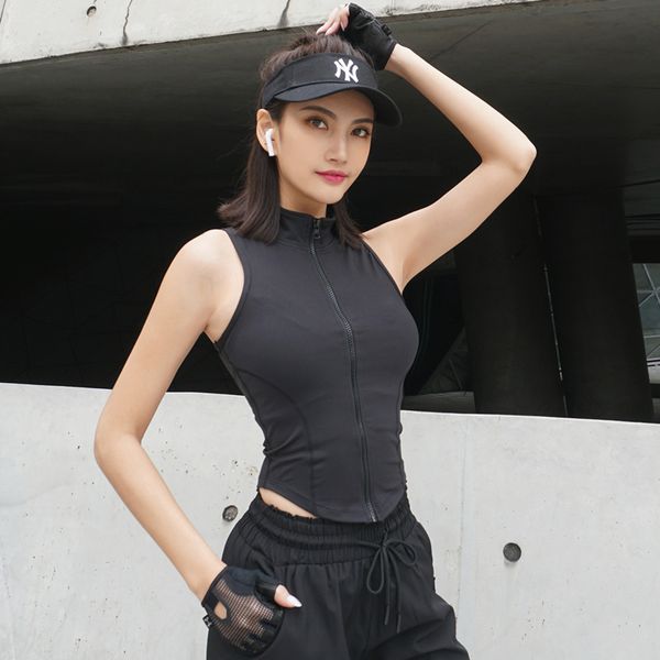 new zipper back cross hollow yoga shirt loose workout women sleeveless vest gym sports quick dry running tank top, White;red
new zipper back cross hollow yoga shirt loose workout women sleeveless vest gym sports quick dry running tank top, White;red