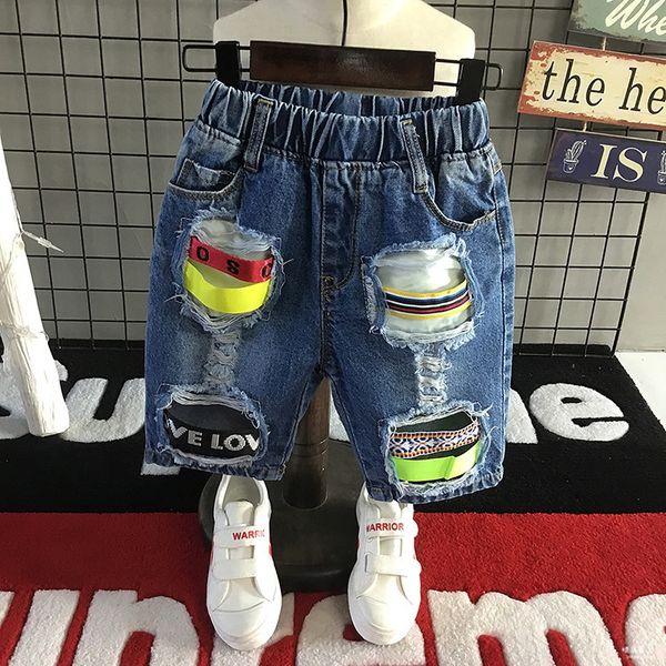 boys' jeans children's summer thin small medium children's wear holes cropped pants loose breeches jeans and shorts and short, Blue
boys' jeans children's summer thin small medium children's wear holes cropped pants loose breeches jeans and shorts and short, Blue