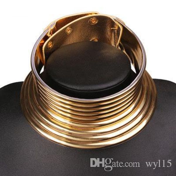 new wholesale exaggerated punk choker necklace women metallic feel designer necklace fashion collar exotic style unique jewelry, Golden;silver
new wholesale exaggerated punk choker necklace women metallic feel designer necklace fashion collar exotic style unique jewelry, Golden;silver