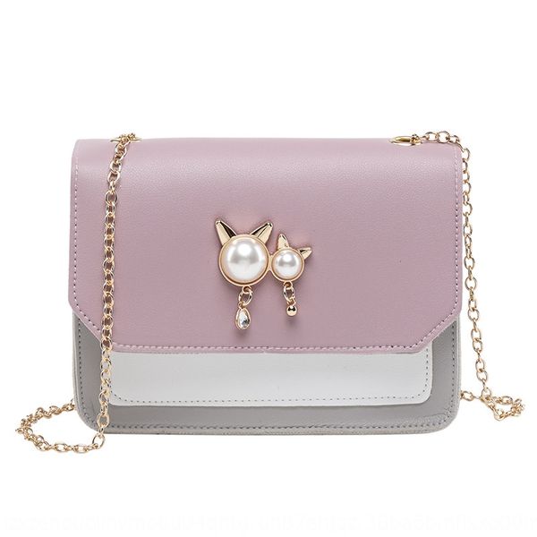 ff2u8 shengchuangmei single shoulder slant cross fashion all-match korean pearl small square bag style women's chain color matching pea, White
ff2u8 shengchuangmei single shoulder slant cross fashion all-match korean pearl small square bag style women's chain color matching pea, White