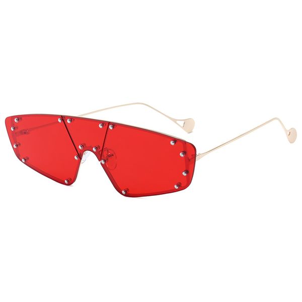 retro punk style trend personality rivet sunglasses piece piece sunglasses ocean fashion design, White;black
retro punk style trend personality rivet sunglasses piece piece sunglasses ocean fashion design, White;black