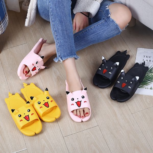 women's cute outdoor summer korean-style online popular cartoon cat slippers flat-soled simple all-match one-line slippers for
women's cute outdoor summer korean-style online popular cartoon cat slippers flat-soled simple all-match one-line slippers for