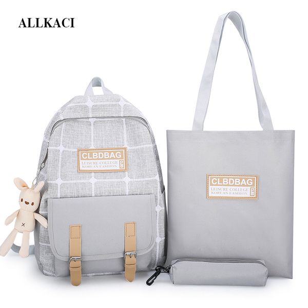4шт / комплект canvas женщин рюкзаки schoolbag печати cute plaid школа рюкзак сумка для подростка девочки рюкзака moclila сак 4849
4шт / комплект canvas женщин рюкзаки schoolbag печати cute plaid школа рюкзак сумка для подростка девочки рюкзака moclila сак 4849