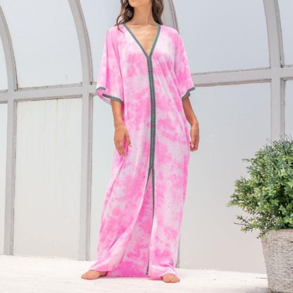 женская плюс размер v-образный вырез tie-краситель печати robe seaside отдыха платье дамы повседневный длинные платья макси лето сыпучие # 3, White;black
женская плюс размер v-образный вырез tie-краситель печати robe seaside отдыха платье дамы повседневный длинные платья макси лето сыпучие # 3, White;black