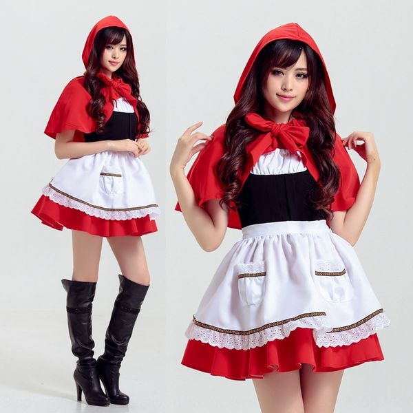 halloween little little red hat clothing red riding hood role-playing cartoon party clothing cosplay game uniform maid maid outfit, Black;red
halloween little little red hat clothing red riding hood role-playing cartoon party clothing cosplay game uniform maid maid outfit, Black;red