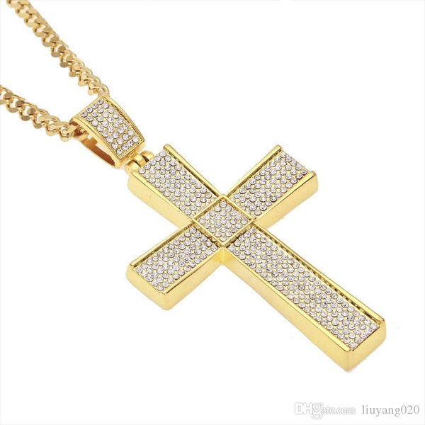fashion cross pendant necklace iced out crucifix men's hip hop jewelry gold silver cz
fashion cross pendant necklace iced out crucifix men's hip hop jewelry gold silver cz