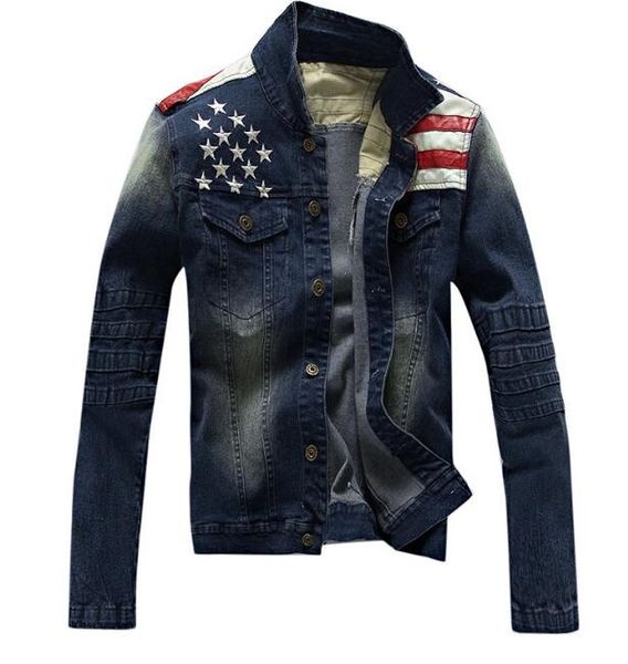 spring autumn lapel new men's denim splicing leather jacket casual washed cowboy jacket coat parka outerwear single-breasted jean, Black;brown
spring autumn lapel new men's denim splicing leather jacket casual washed cowboy jacket coat parka outerwear single-breasted jean, Black;brown