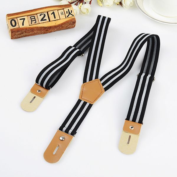 fashion kids suspenders children pu leather braces six buttons stripe suspenders with buttons clothing recessionista, Black;white
fashion kids suspenders children pu leather braces six buttons stripe suspenders with buttons clothing recessionista, Black;white