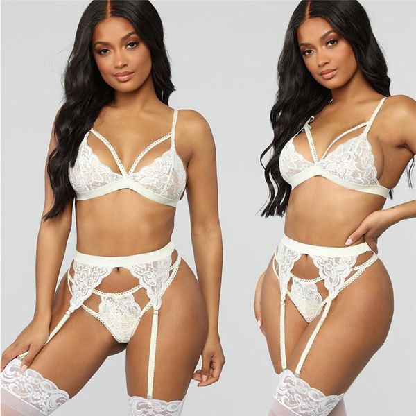 women transparent bra set 3 psc set garter black lingerie unlined lace lenceria plus size underwear intimates white, Red;black
women transparent bra set 3 psc set garter black lingerie unlined lace lenceria plus size underwear intimates white, Red;black