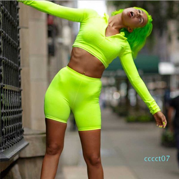 2020 women yoga set 2pcs solid long sleeve crop t-shirt stretch shorts leggings gym fitness running athletic sportswear ct07, White;red
2020 women yoga set 2pcs solid long sleeve crop t-shirt stretch shorts leggings gym fitness running athletic sportswear ct07, White;red