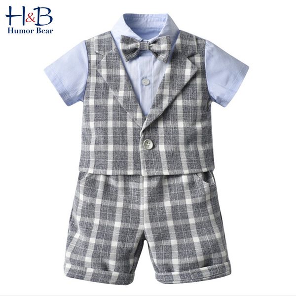 humor bear new boy summer clothing sets gentleman plaid short sleeve+shorts+bow tie 3pcs sets cute baby kids children clothes, White
humor bear new boy summer clothing sets gentleman plaid short sleeve+shorts+bow tie 3pcs sets cute baby kids children clothes, White