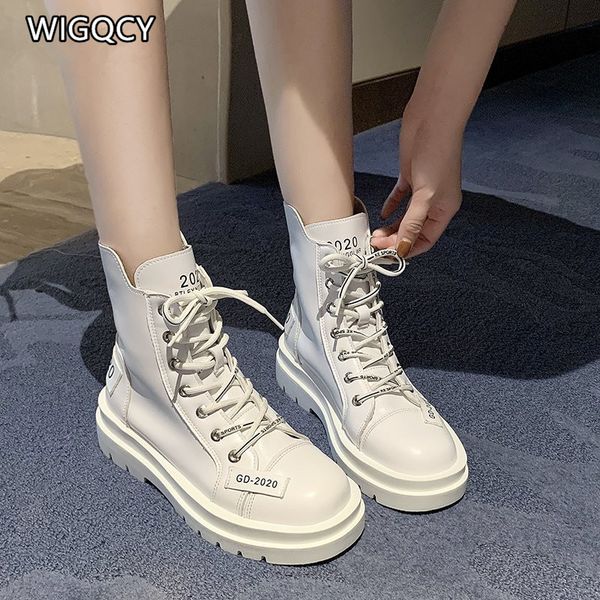 2020 autumn new fashion boots women's front lace-up mid-tube round toe women's shoes platform platform heel boots d1627, Black
2020 autumn new fashion boots women's front lace-up mid-tube round toe women's shoes platform platform heel boots d1627, Black