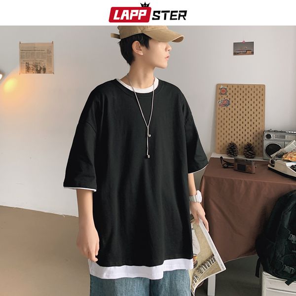 lappster мужчины графический поддельные две пьесы t shirt 2020 synner мужские streetwear harajuku tshirt мужской корейский моды черный футбо, White;black
lappster мужчины графический поддельные две пьесы t shirt 2020 synner мужские streetwear harajuku tshirt мужской корейский моды черный футбо, White;black