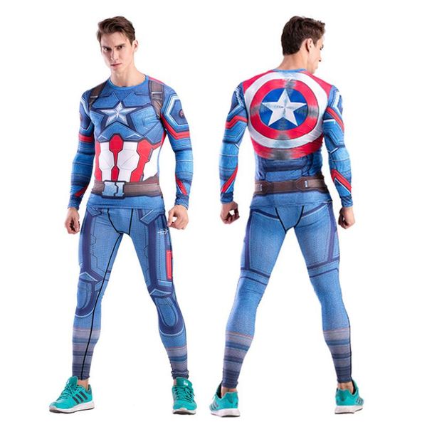 2 piece tracksuit men running sets compression shirt quick dry fitness yoga sets gym clothing men workout sport jogging suits, Black;blue
2 piece tracksuit men running sets compression shirt quick dry fitness yoga sets gym clothing men workout sport jogging suits, Black;blue