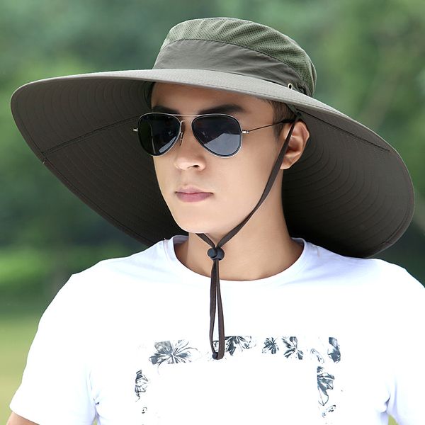 hat man summer fisherman mountaineering breathable sun shade hats outdoor fishing male sunscreen cool fashion visor caps h167 y200619, Blue;gray
hat man summer fisherman mountaineering breathable sun shade hats outdoor fishing male sunscreen cool fashion visor caps h167 y200619, Blue;gray