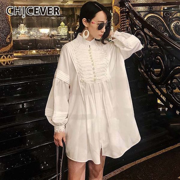 chicever summer embroidery lace vintage white dress female lantern long sleeve stand collar party dresses women fashion new 2020, Black;gray
chicever summer embroidery lace vintage white dress female lantern long sleeve stand collar party dresses women fashion new 2020, Black;gray