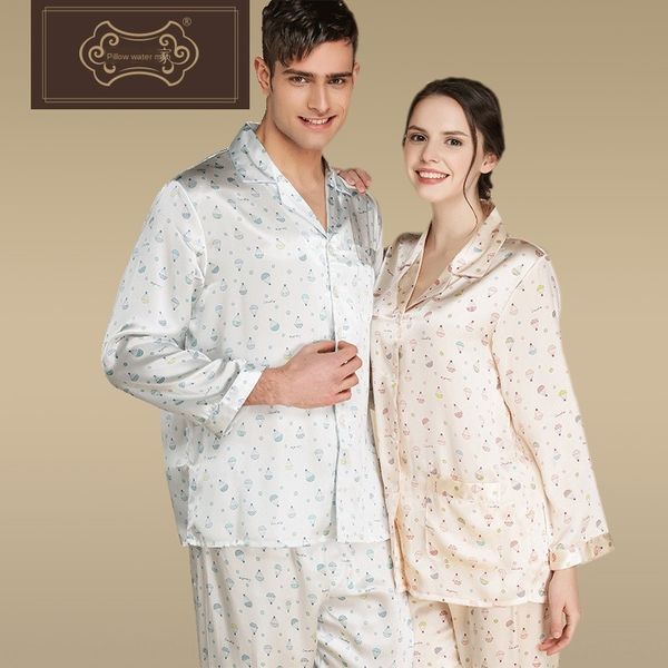 pillow water house 2020 new 100 and silk pajamas summer couple pajamas men's silk long sleeve suit women, Blue;red
pillow water house 2020 new 100 and silk pajamas summer couple pajamas men's silk long sleeve suit women, Blue;red