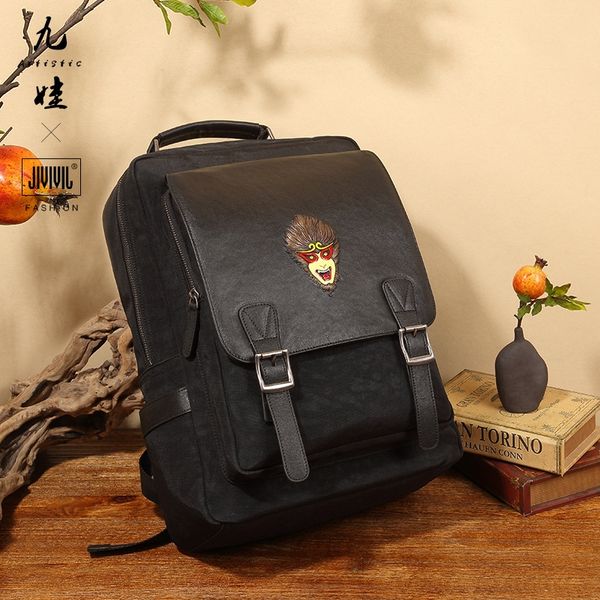 drev4 fashion brand computer travel real leather backpack fashion anti-theft manual hand-painted travel large capacity student schoolbag com
drev4 fashion brand computer travel real leather backpack fashion anti-theft manual hand-painted travel large capacity student schoolbag com