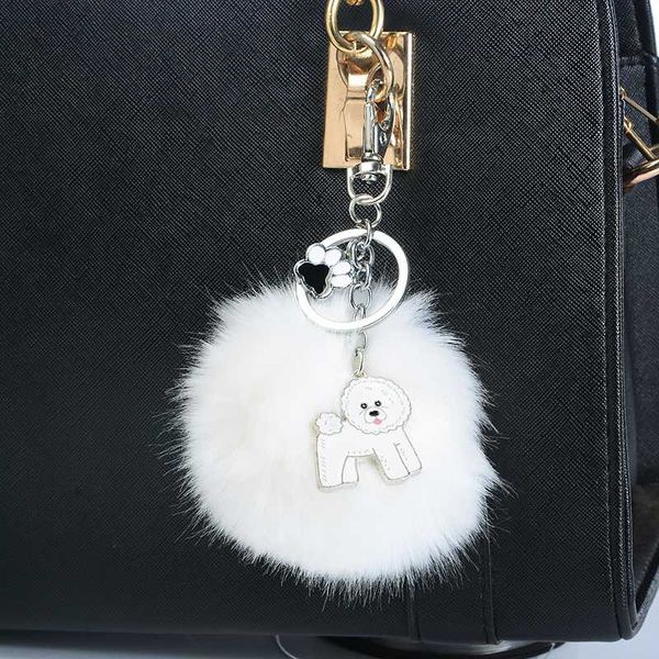 fur pompom bichon frise key chains for women men alloy pom pom ball dog pendant bag charm keyring car keychain key ring, Silver
fur pompom bichon frise key chains for women men alloy pom pom ball dog pendant bag charm keyring car keychain key ring, Silver