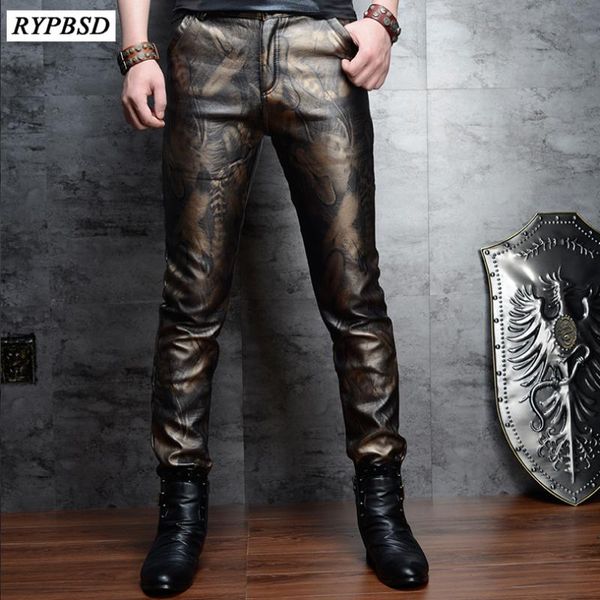 2 colors fashion faux leather pants for men slim skinny pu leather pants men zipper faux pencil, Black
2 colors fashion faux leather pants for men slim skinny pu leather pants men zipper faux pencil, Black