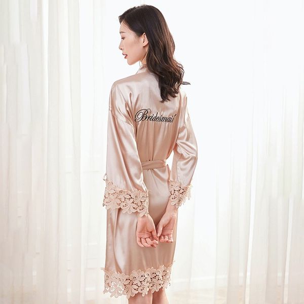 embroidery letter bridal wedding robe women casual kimono bath gown novelty laec nightgown sleepwear silky satin home dress, Black;red
embroidery letter bridal wedding robe women casual kimono bath gown novelty laec nightgown sleepwear silky satin home dress, Black;red