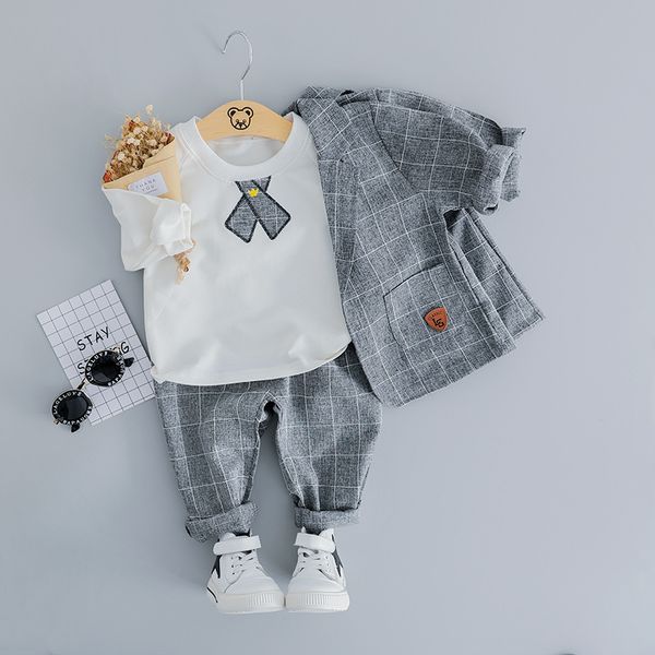 3 pieces of children's suit casual suit set children's boy new style boy's dress, White
3 pieces of children's suit casual suit set children's boy new style boy's dress, White