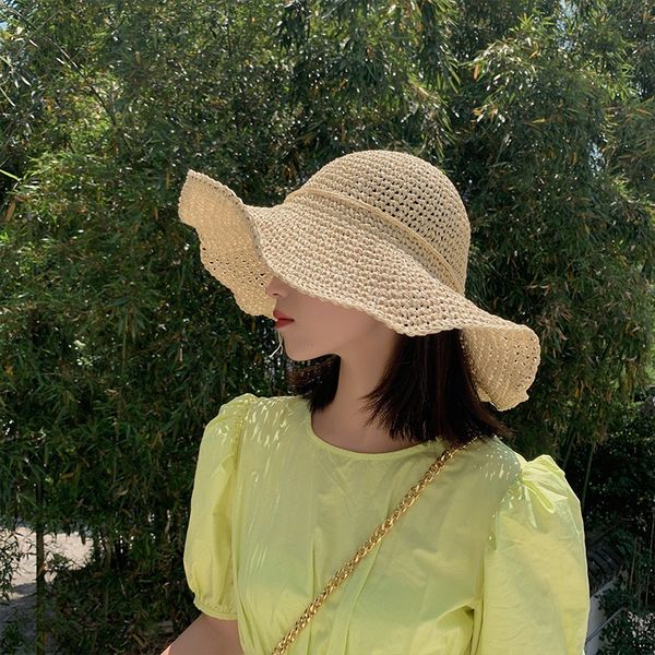 straw female hipster korean style fashionable beach big brim fisherman sun sun sunshade hat wavy weaving fisherman hat, Blue;gray
straw female hipster korean style fashionable beach big brim fisherman sun sun sunshade hat wavy weaving fisherman hat, Blue;gray