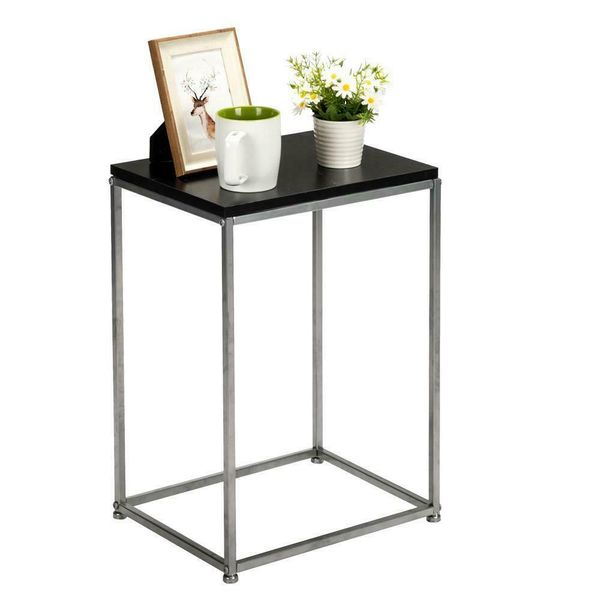 tall end table coffee stand night side nightstand home accent furniture black