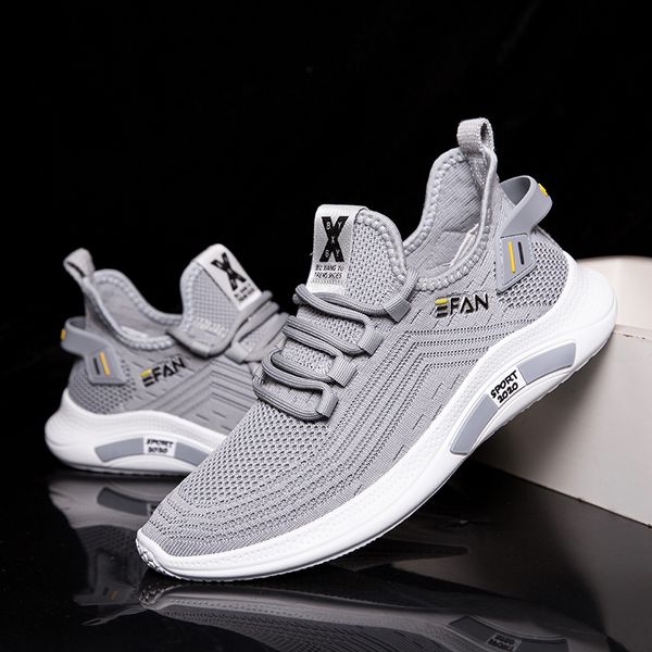new style fashion man sport shoes comfortable breathable mesh sneakers outdoors jogging wear-resistant non-slip men's sneakers, Black
new style fashion man sport shoes comfortable breathable mesh sneakers outdoors jogging wear-resistant non-slip men's sneakers, Black