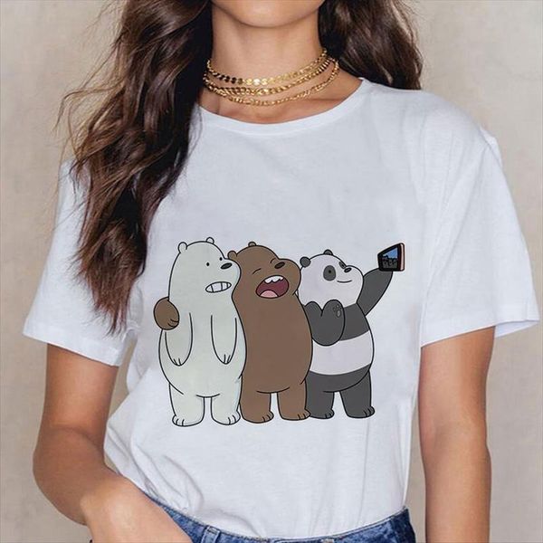 kawaii summer cute bare bears cartoon print fashion t shirts women clothes harajuku casual t shirts fun streetwear femme, White
kawaii summer cute bare bears cartoon print fashion t shirts women clothes harajuku casual t shirts fun streetwear femme, White