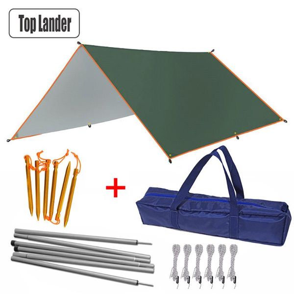 4x3m 3x3m outdoor awning with support pole rope peg waterproof tarp tent shade garden sunshade camping sun shelter beach hammock
4x3m 3x3m outdoor awning with support pole rope peg waterproof tarp tent shade garden sunshade camping sun shelter beach hammock