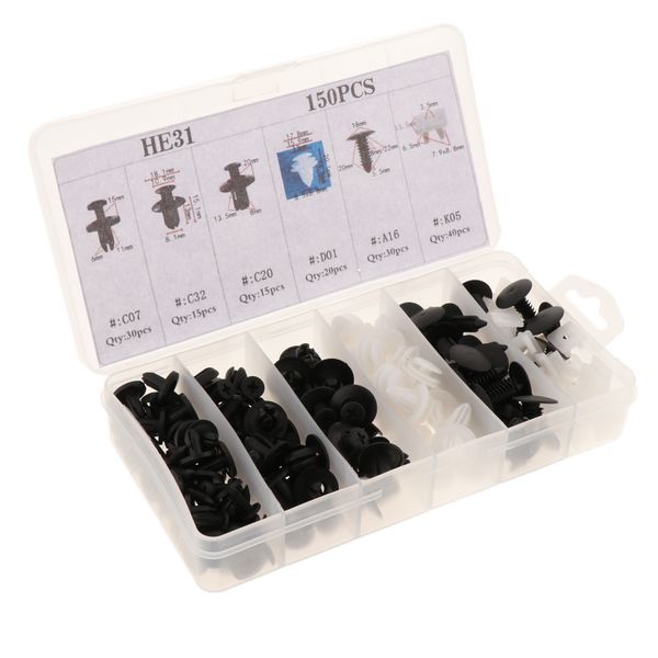 150pcs auto car plastic bumper pin rivet fasteners trim clip interior panel door clips
150pcs auto car plastic bumper pin rivet fasteners trim clip interior panel door clips
