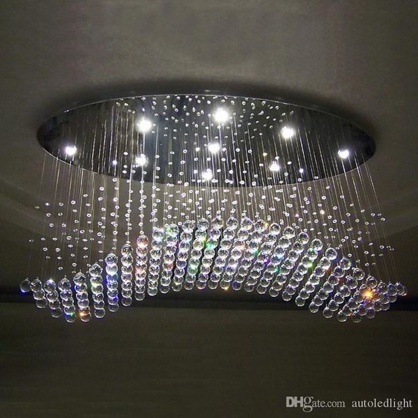 oval curtain wave modern chandeliers crystal lamp living room lamp l lighting size:l750*w250*h650mm
oval curtain wave modern chandeliers crystal lamp living room lamp l lighting size:l750*w250*h650mm