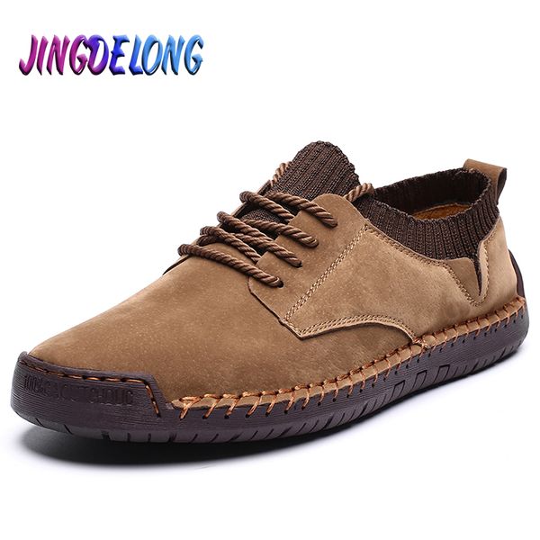 fashion men's casual shoes suede leather mens shoes handmade mens style outdoor lace-up comfortable men's walking, Black
fashion men's casual shoes suede leather mens shoes handmade mens style outdoor lace-up comfortable men's walking, Black