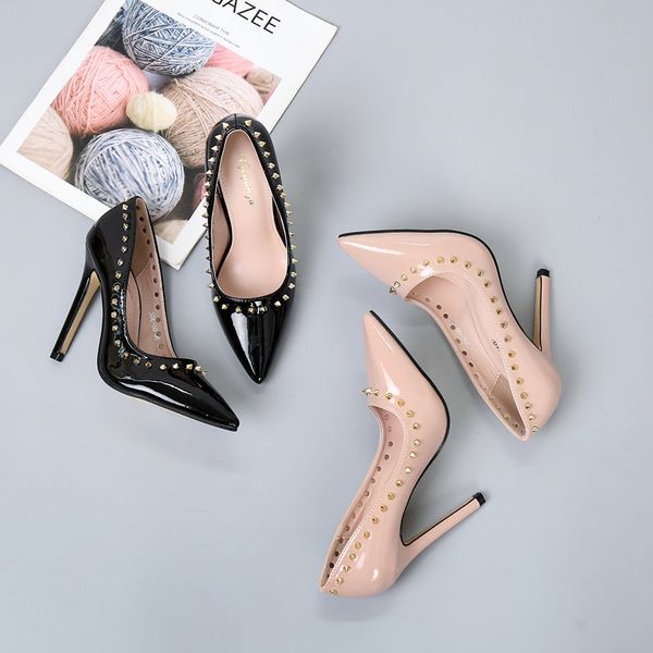 rivets black patent shoe beige high heels club shoes slip om shallow mouth 2020 pump pointed pumps lace-up sandals ladies
rivets black patent shoe beige high heels club shoes slip om shallow mouth 2020 pump pointed pumps lace-up sandals ladies