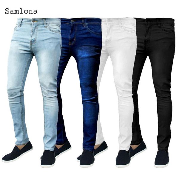 european american male stretch small straight skinny jeans classic solid color denim pants men clothing blue trousers
european american male stretch small straight skinny jeans classic solid color denim pants men clothing blue trousers