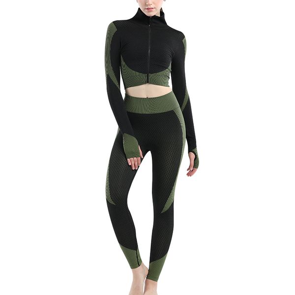 women yoga set zipper long sleeve or sleeveless bra leggings sport suit workout clothes fitness ya88, White;red
women yoga set zipper long sleeve or sleeveless bra leggings sport suit workout clothes fitness ya88, White;red
