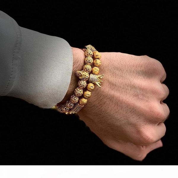 2pcs set luxury bracelet men bracelet charm gold stainless steel bracelets for women ball zirconia bracelets femme jewelry men, Golden;silver
2pcs set luxury bracelet men bracelet charm gold stainless steel bracelets for women ball zirconia bracelets femme jewelry men, Golden;silver