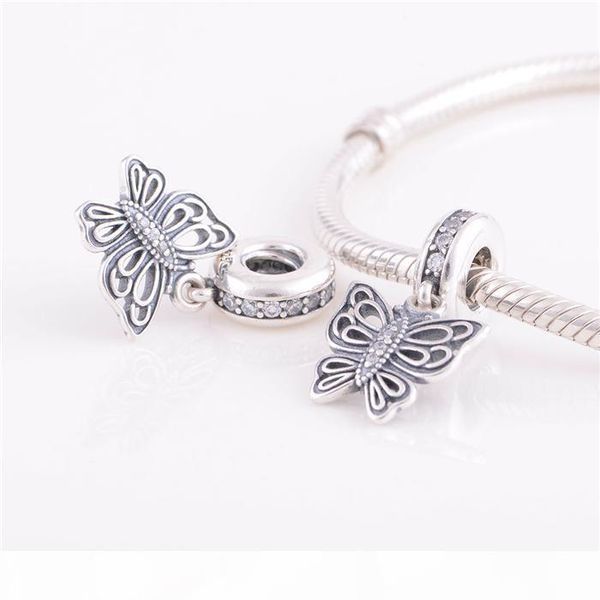 925 ale sterling silver pandora bracelets beads jewelry butterfly dangle pendant crystal bead charm ,fit european charm bracelet for women, Black
925 ale sterling silver pandora bracelets beads jewelry butterfly dangle pendant crystal bead charm ,fit european charm bracelet for women, Black