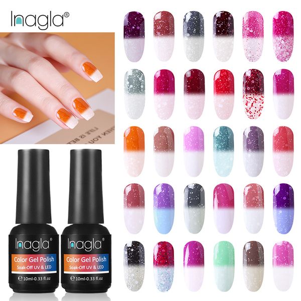 inagla 10ml gel polish snowflake temperature color-changing soak off uv led nail art gel varnishes vernis semi permanent, Red;pink
inagla 10ml gel polish snowflake temperature color-changing soak off uv led nail art gel varnishes vernis semi permanent, Red;pink