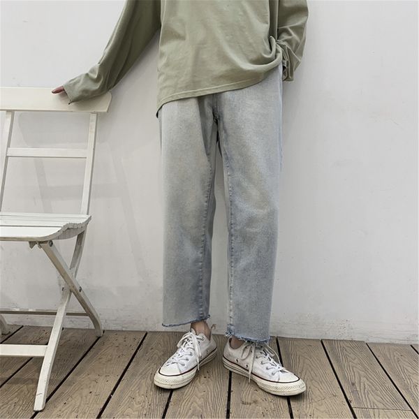 lzdnf autumn washed light-colored straight jeans men's trendy loose falling wide- pants all-match casual casual pants wide leg pantsjea, Blue
lzdnf autumn washed light-colored straight jeans men's trendy loose falling wide- pants all-match casual casual pants wide leg pantsjea, Blue